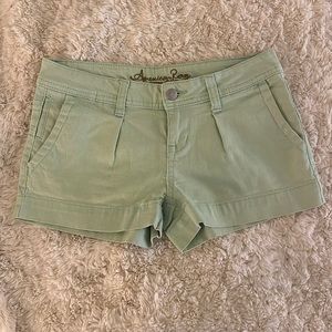 Size 0 Green Shorts